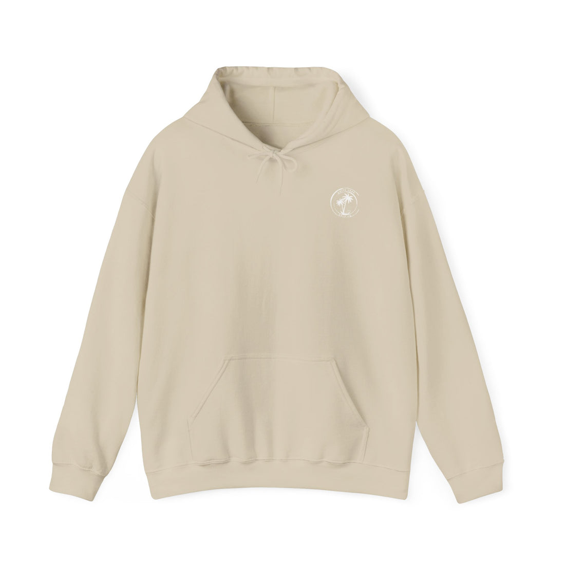White Sand Golf Beach Vibe Logo Hoodie