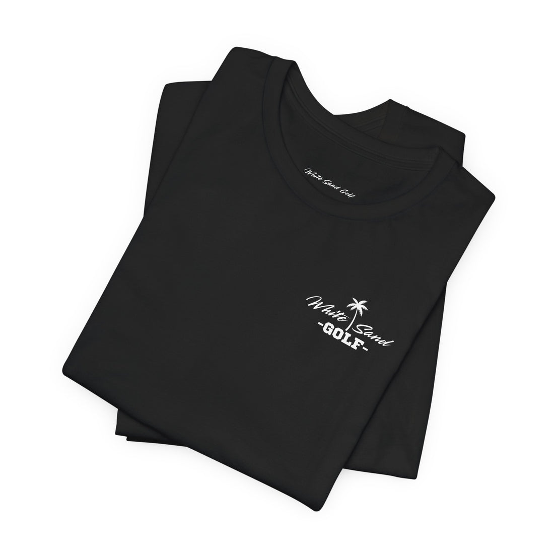 White Sand Golf Palm Tree Logo Tee