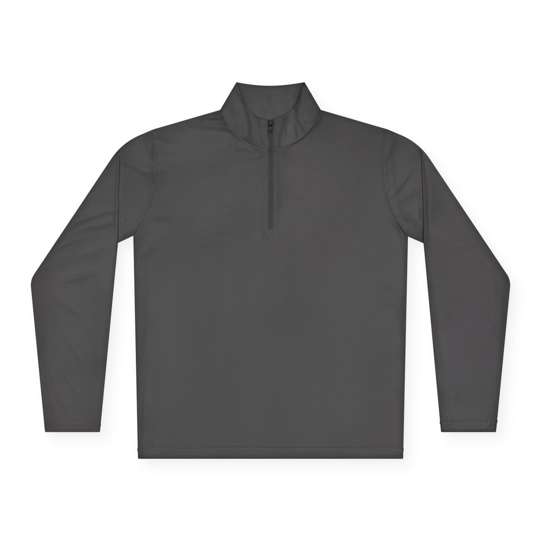 White Sand Golf Plain Front Q-Zip Logo on Back