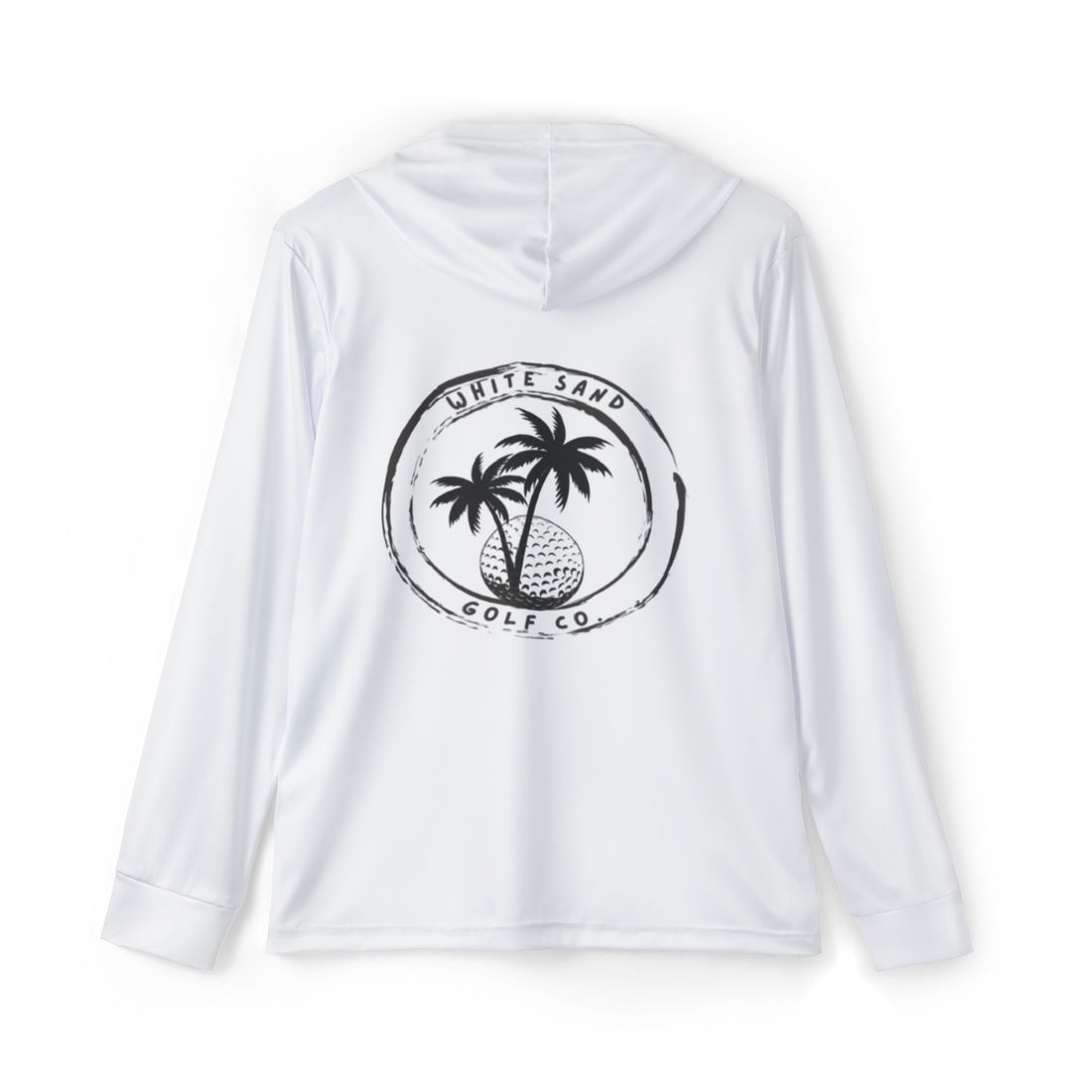 Men's White Sand Golf Beach Hoodie