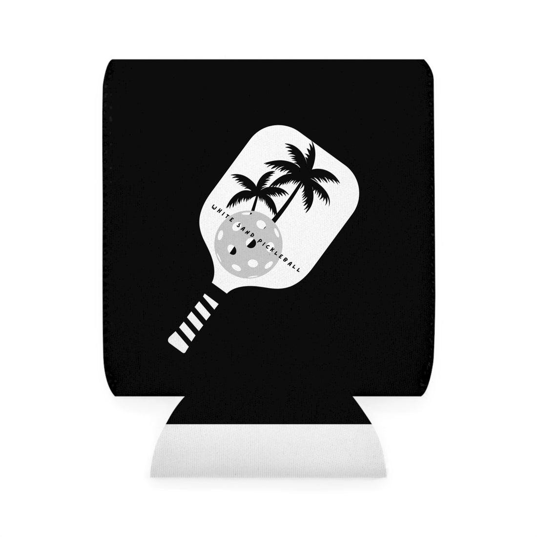 Tropical Pickleball Can Cooler Sleeve - Fun Summer Drink Insulator