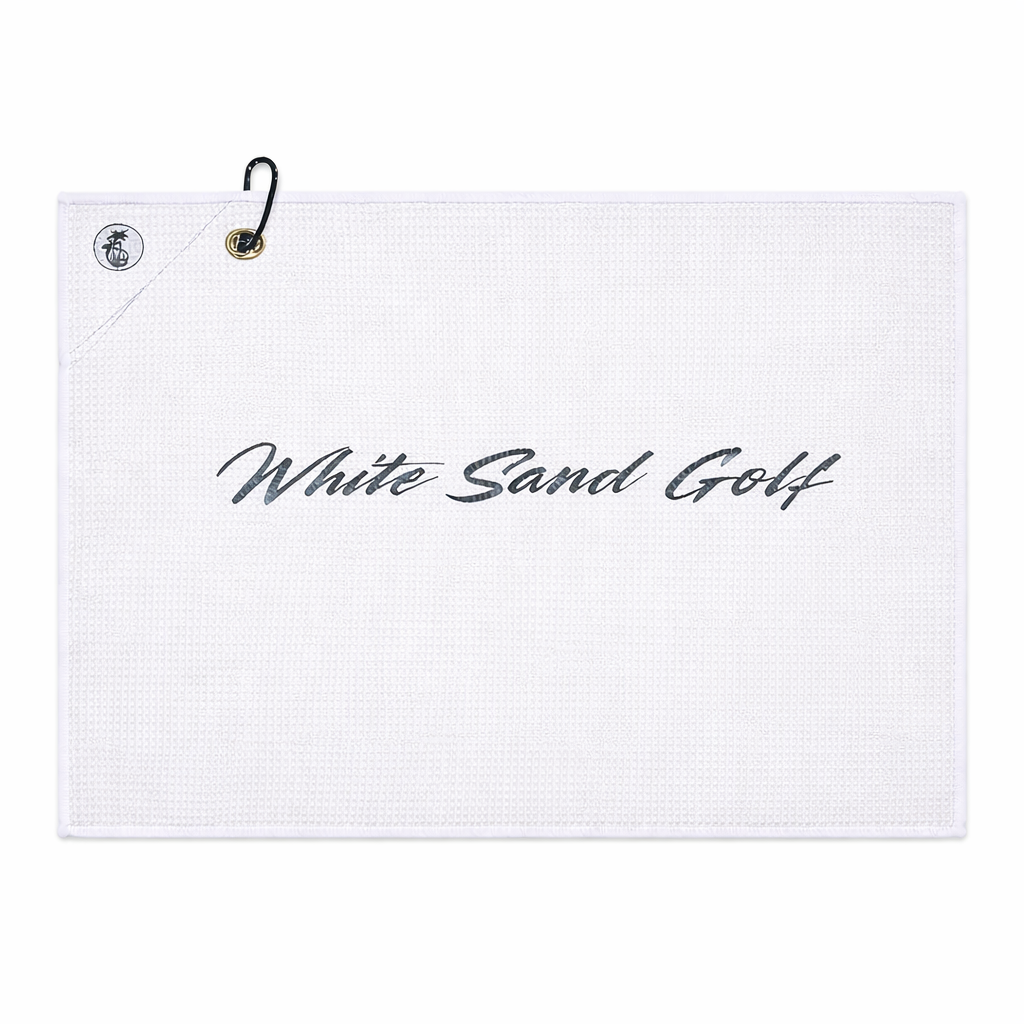 White Sand Golf Premium Magnetic Towel – Microfiber Golf Towel